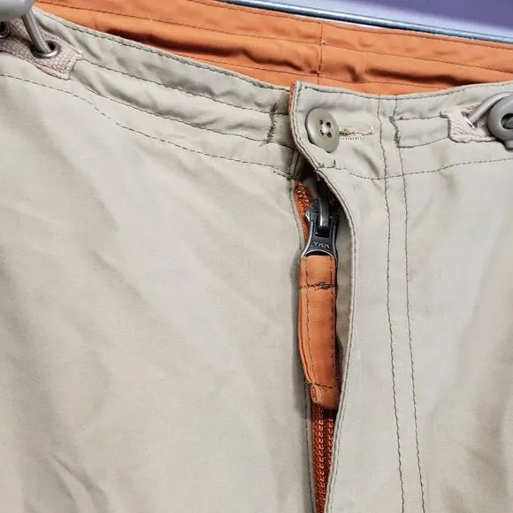 Vintage GAP Paratrooper Cargo Pants Mens S / M Beige Lightweight Relaxed Fit - Picture 7 of 14